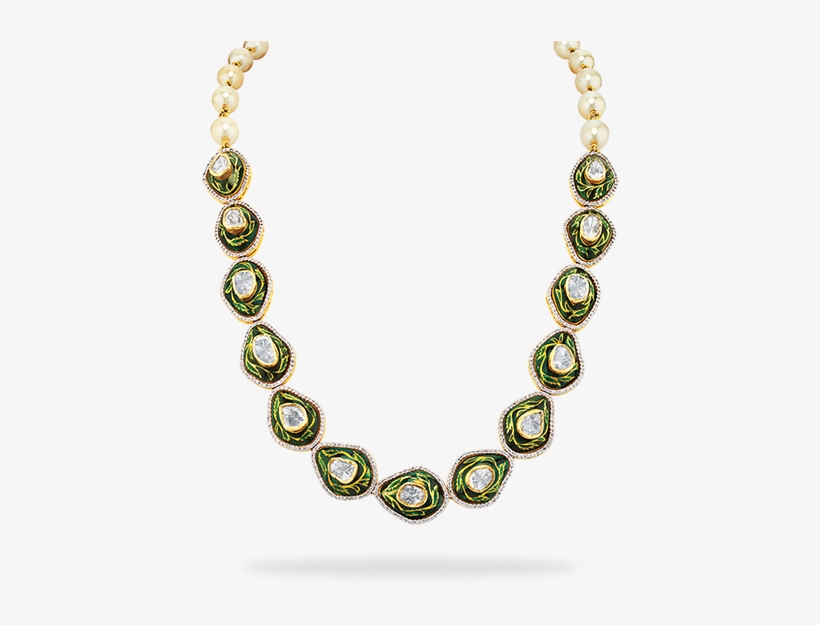 Polki - Necklace, transparent png #7756958
