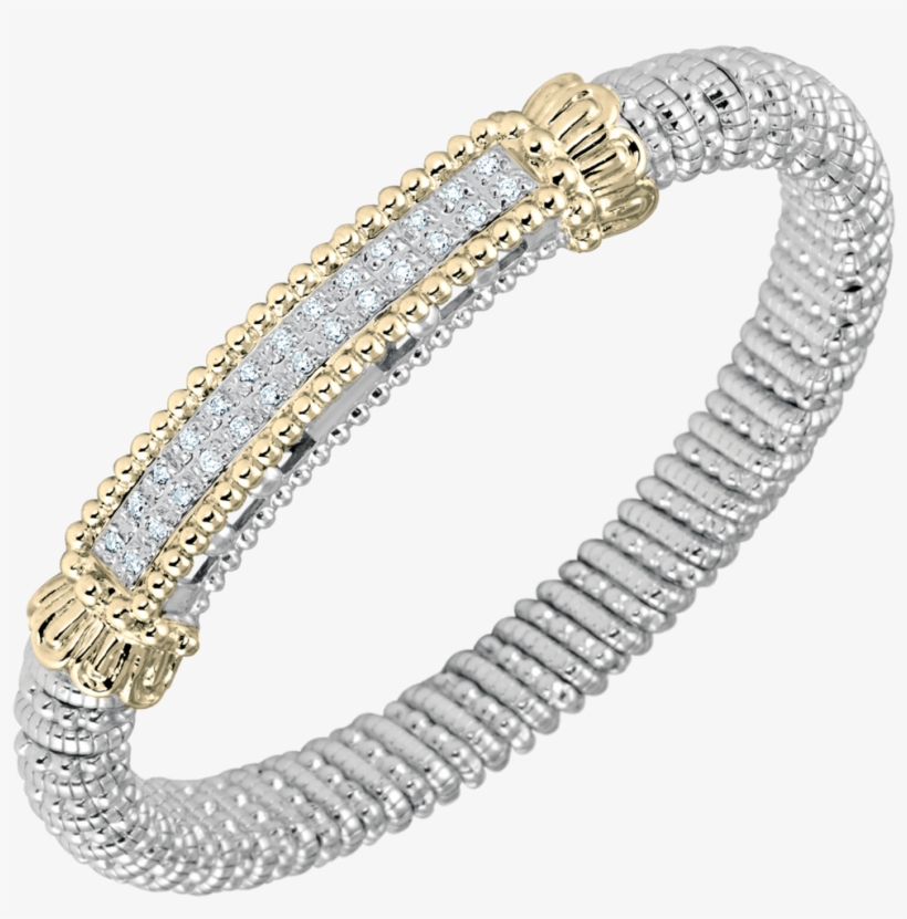 14k Gold & Sterling Silver Bracelet, transparent png #7757226