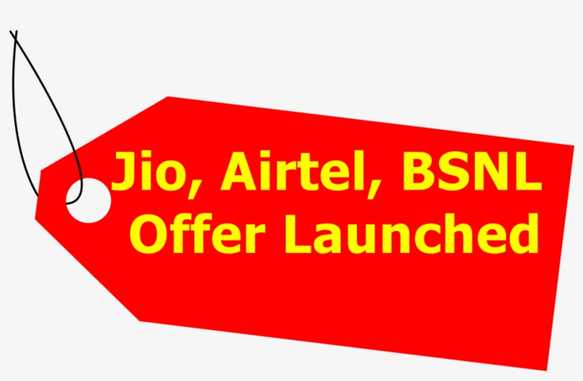 Jio Offer Vs Airtel Vs Vodafone Vs Bsnl New Year Plan - Sign, transparent png #7757561