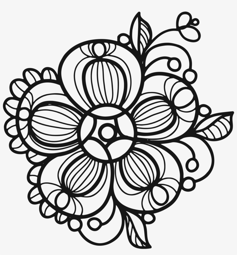 This Free Icons Png Design Of Floral Plant Design, transparent png #7757566