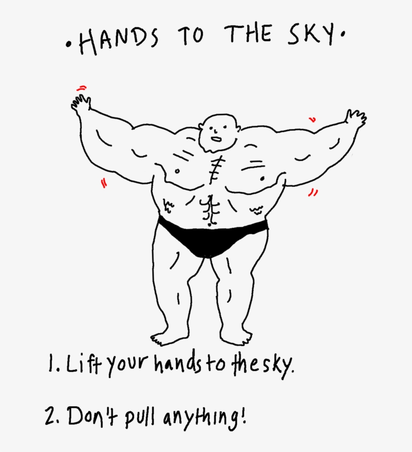 Bodybuilding, On The Other Hand The Sport Of The Big - Cartoon, transparent png #7757623
