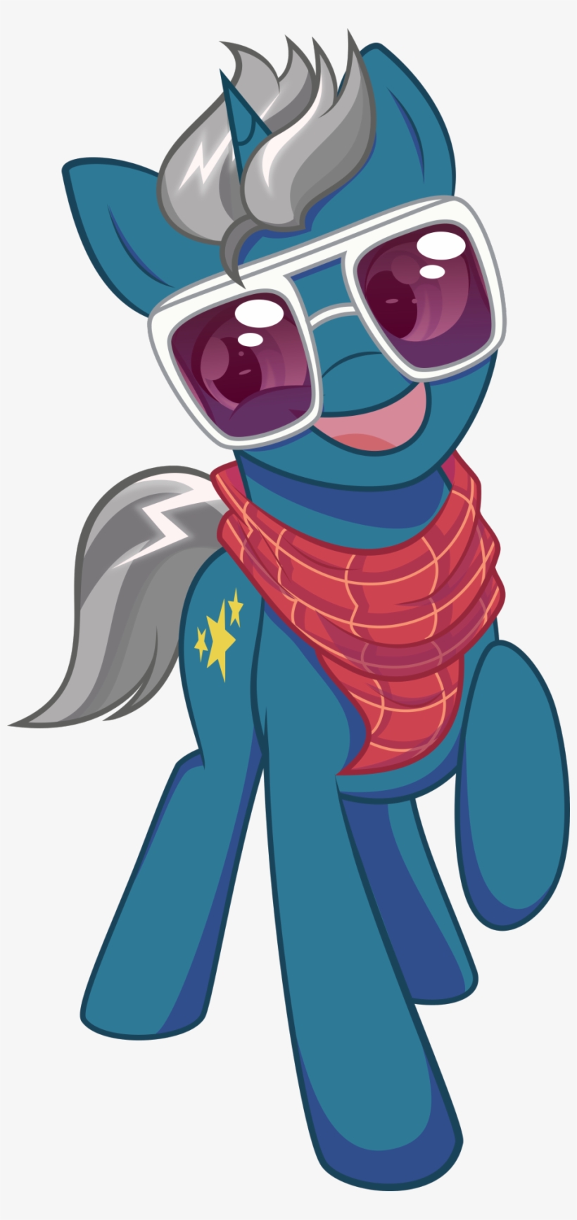 Toughbluff, Fashion Plate, Glasses, Neckerchief, Safe, - Cartoon, transparent png #7757862