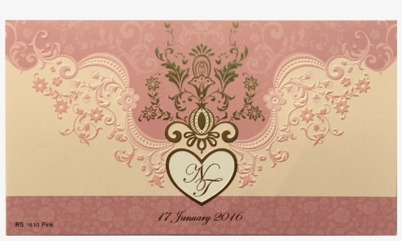 Wedding Card 4×7 - Paisley, transparent png #7758139