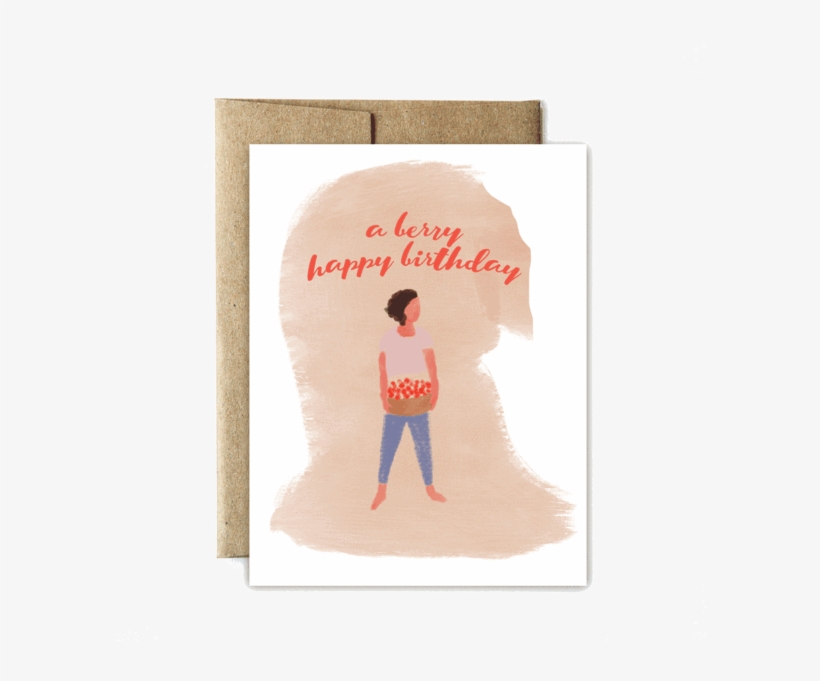 Berry Birthday - Christmas Card, transparent png #7758403