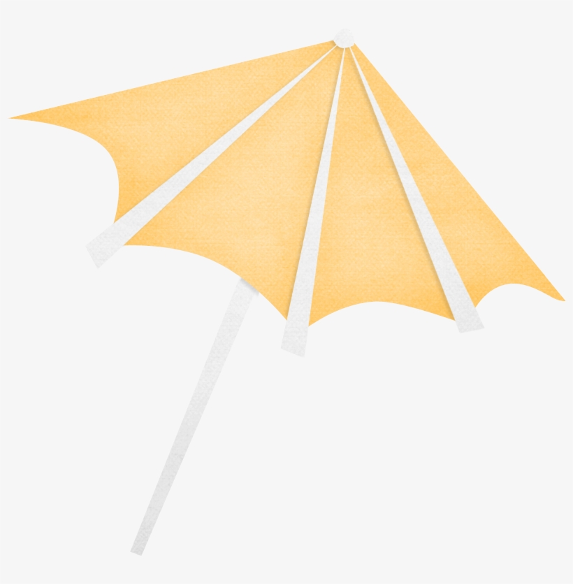 Flat Ribbon Blue - Umbrella, transparent png #7758849