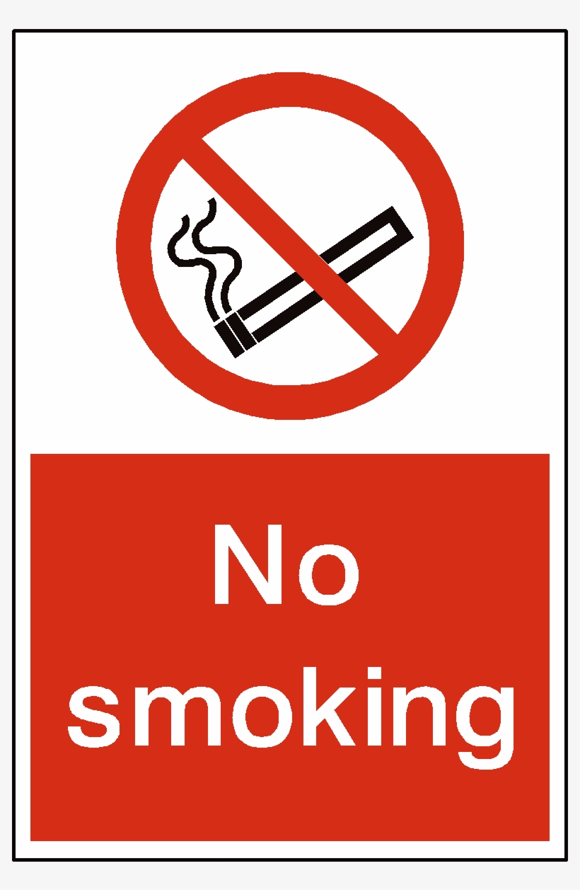 Safety Signs No Smoking, transparent png #7758889