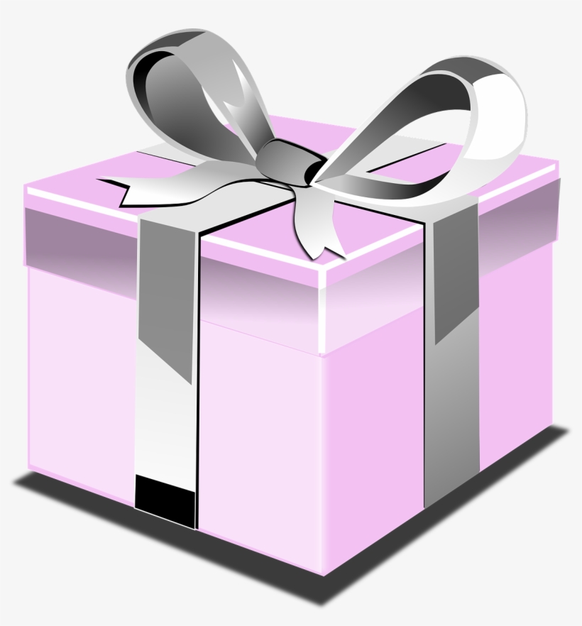Vector Graphics,free Pictures, Free - Gold Gift Box Png, transparent png #7759208