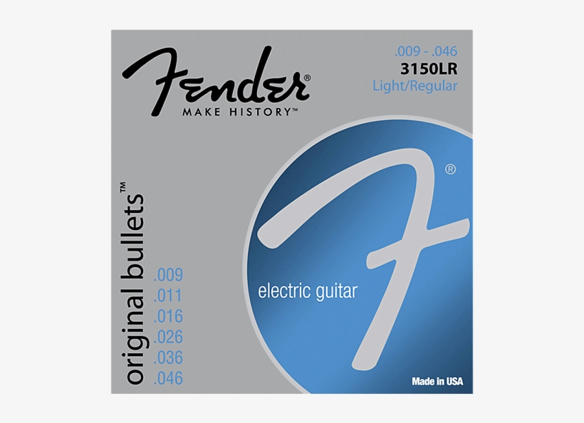 Fender Original Bullets 3150lr Pure Nickel - Fender Bullet Strings, transparent png #7759481