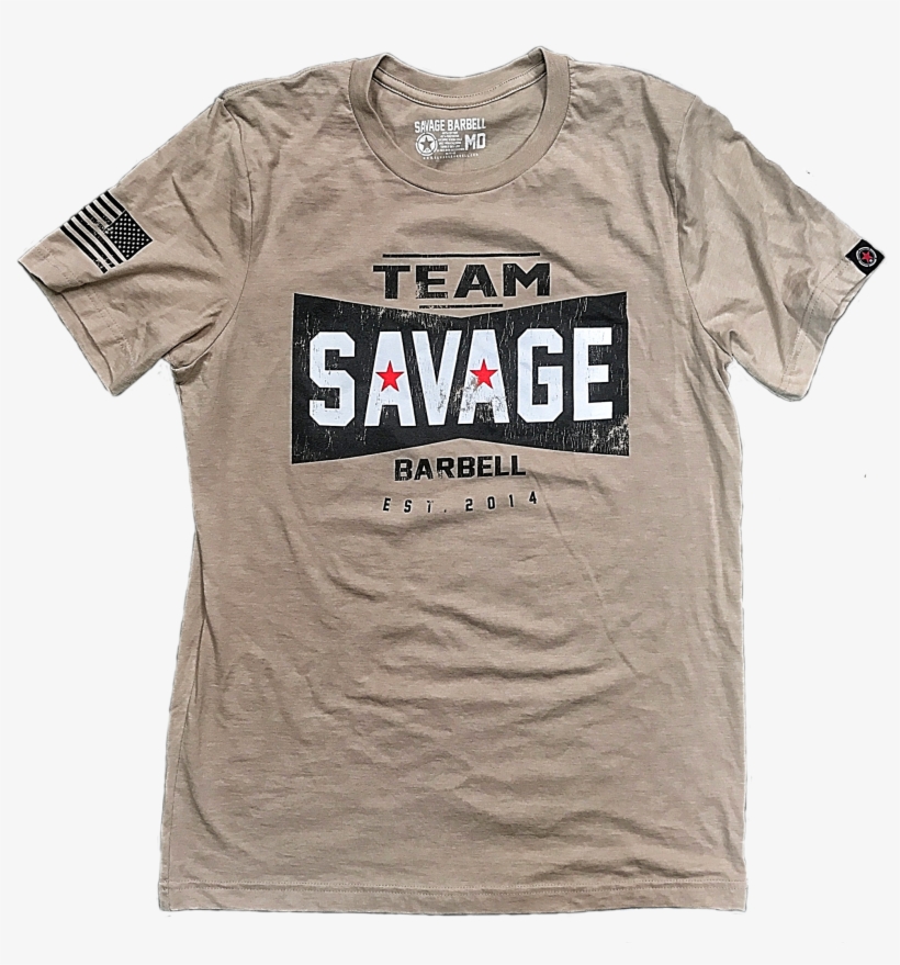 Savage Transparent T Shirt - Tee Shirt Savage Barbell, transparent png #7759482