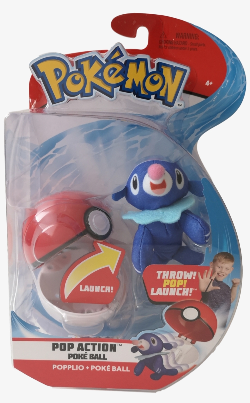 Pokemon Pop Action Poke Ball Plush - Pokemon Pop Action Pokeball Pikachu, transparent png #7759494