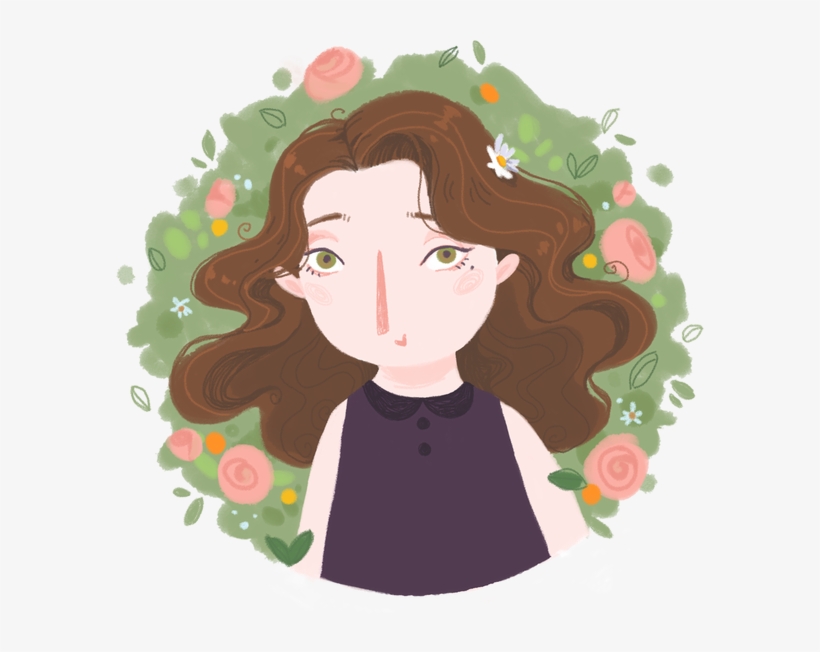 Illustration Artsy Charlotte Rose - Cartoon, transparent png #7759717