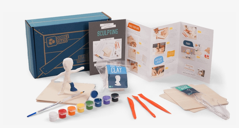 Doodle Crate - Box, transparent png #7759718