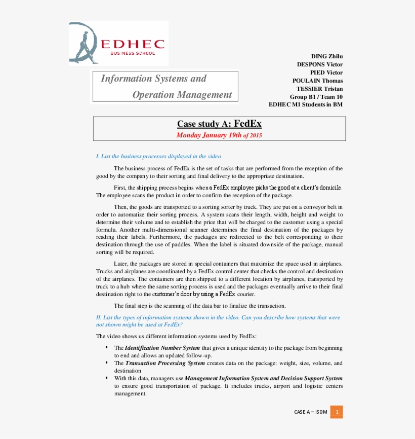 Pdf - Edhec Business School, transparent png #7759720