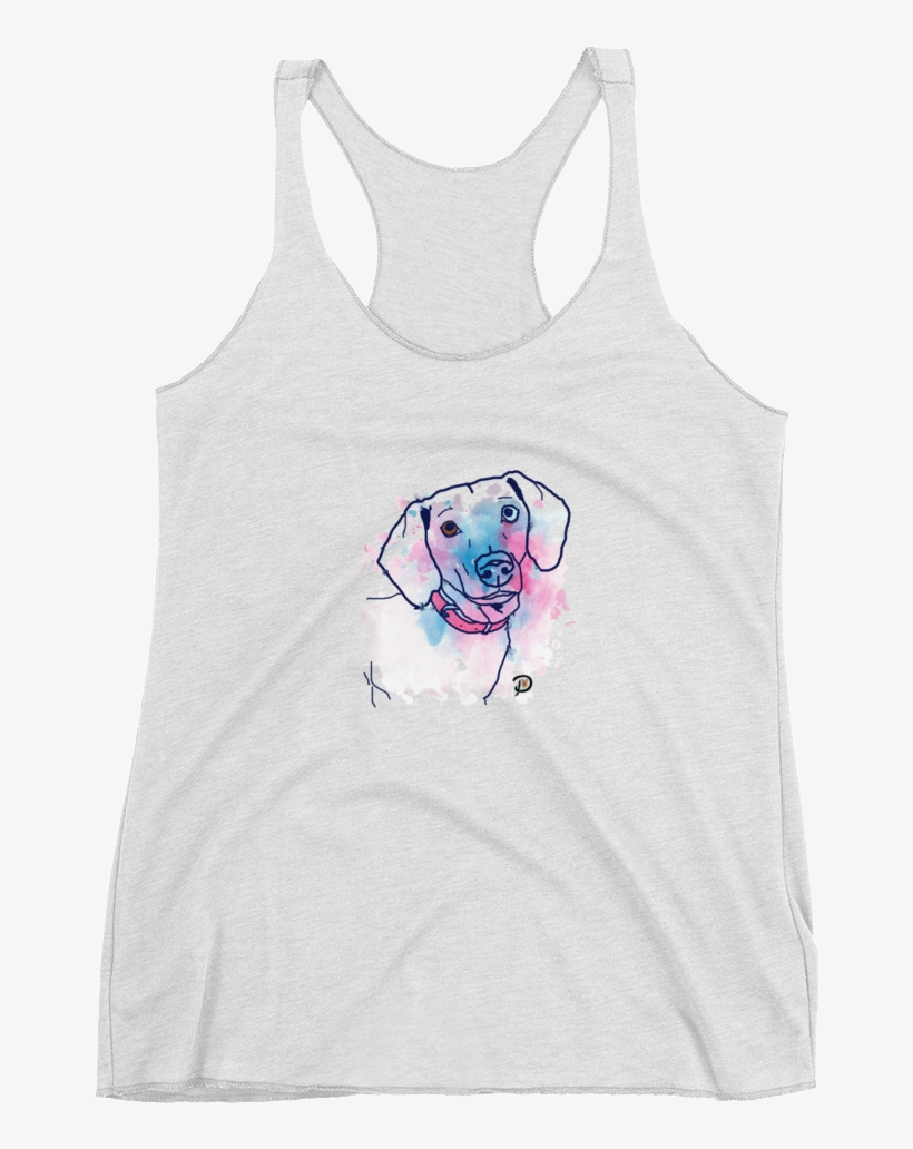 Lady Boo Artsy Women's Racerback Tank - Workout As Worship, transparent png #7759935