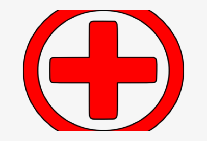 Red Cross Mark Clipart Circle - Cross, transparent png #7760076