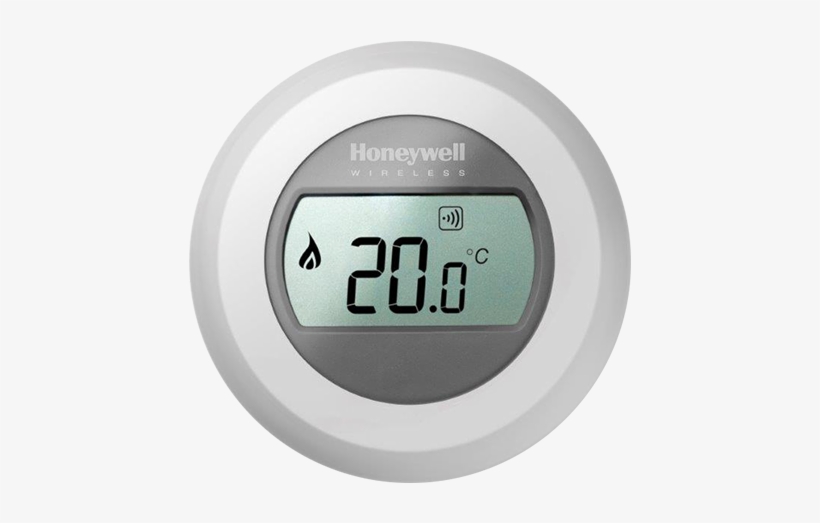 Honeywell Round Wireless Kamerthermostaat T87rf2025 - Honeywell Evohome Png, transparent png #7760859