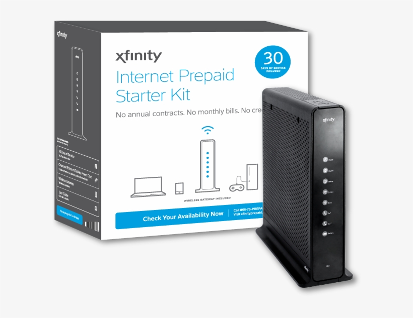 Xfinity Prepaid Internet Starter Kit - Xfinity Prepaid Internet, transparent png #7761057