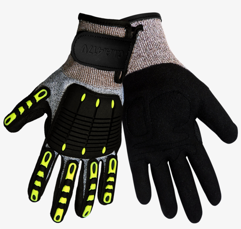 Cia417v Vice Gripster® Impact Resistant Mechanic Work - Glove, transparent png #7761656