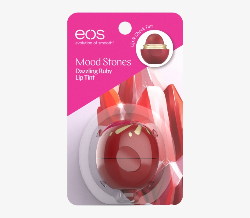 Dazzling Ruby Tint - Eos Lipbalm Mood Stones, transparent png #7761867