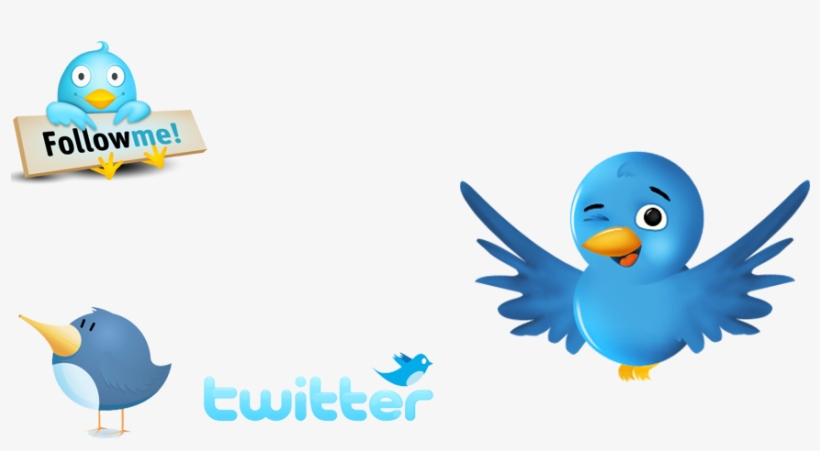 Twitter Logos - Cute Bird Transparent Background, transparent png #7762098