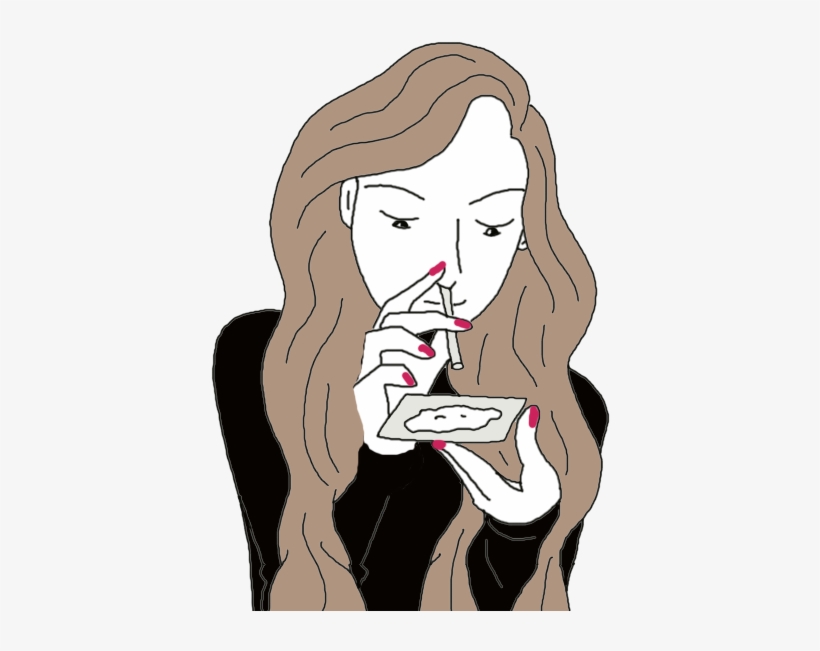 Cocaine Dream Meaning - Girl With Cocaine Cartoon, transparent png #7762121