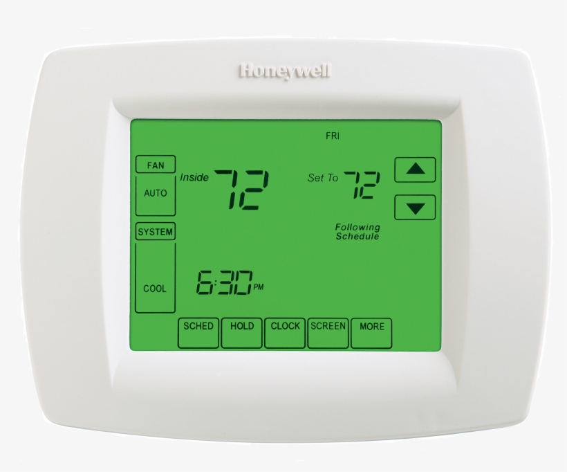 Honeywell Pro 8000 Thermostat - Honeywell Hvac Thermostat, transparent png #7762179