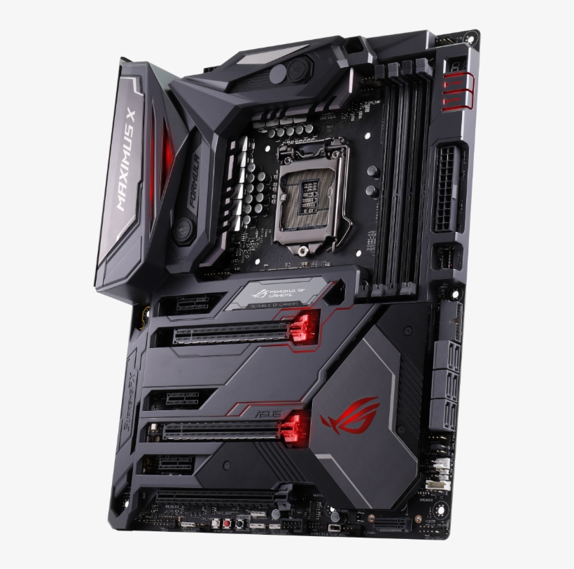 Motherboard - I7 8086k Motherboard, transparent png #7762526