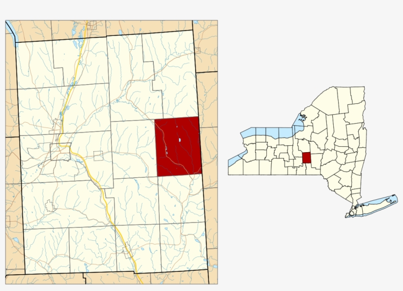 Map Of New York, transparent png #7763118