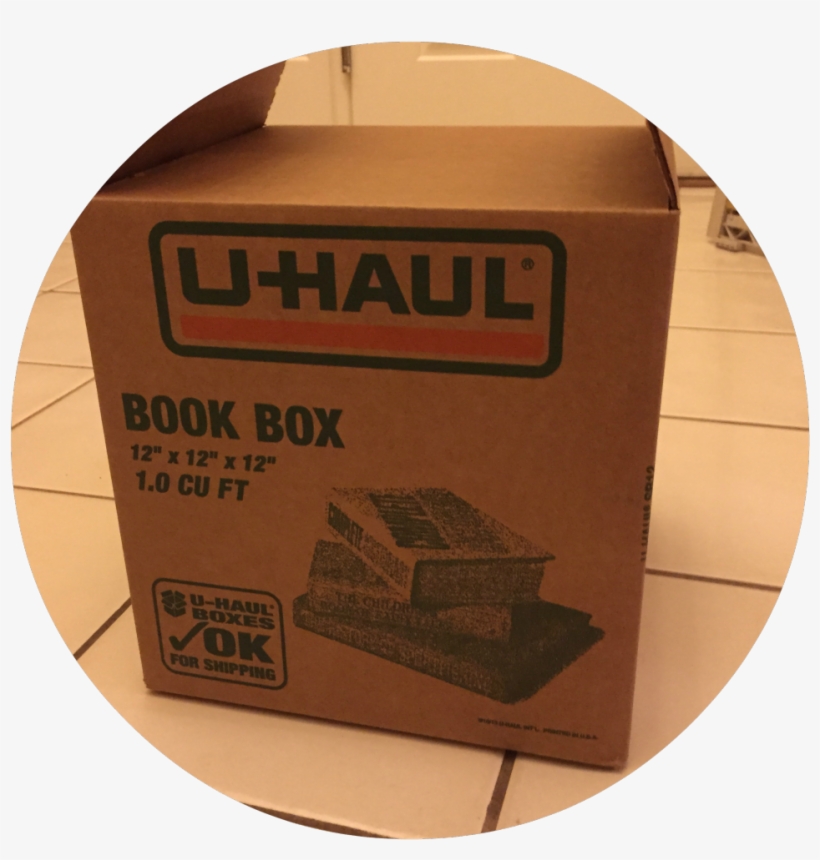 U-haul Book Box Book Boxes - Box, transparent png #7763688