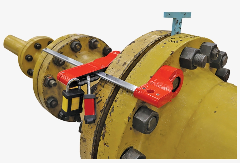 Blind Flange Lockout - Lock Out Tag Out On Pipes, transparent png #7763965
