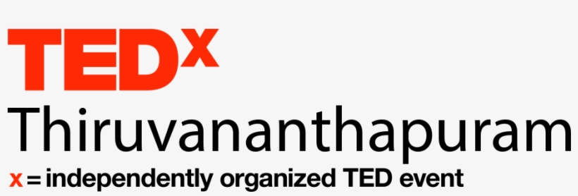 Tedxthiruvananthapuram Logo Black - Tedx, transparent png #7764564