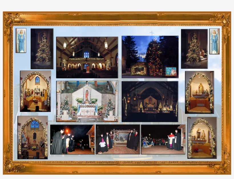 2012 Christmas Saint Rocco's Church-collage - Visual Arts, transparent png #7766190