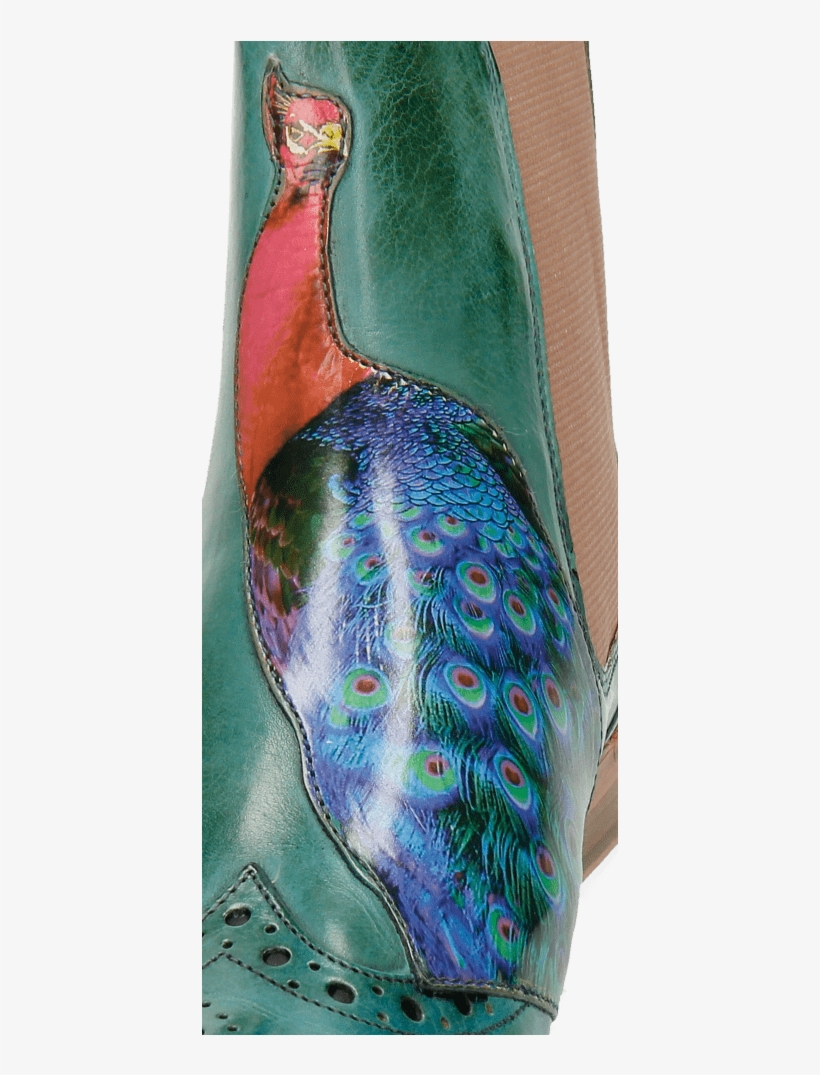 Ankle Boots Amelie 44 Sweet Water Peacock - Peafowl, transparent png #7766337