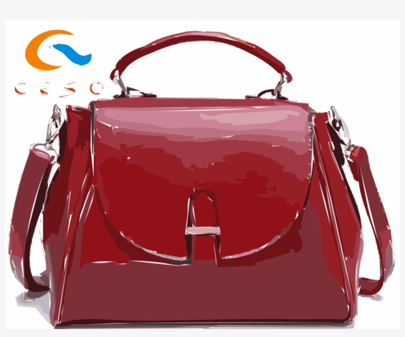 Clip Transparent Stock Handbag Leather Messenger Bags - Purse Red Png, transparent png #7766853