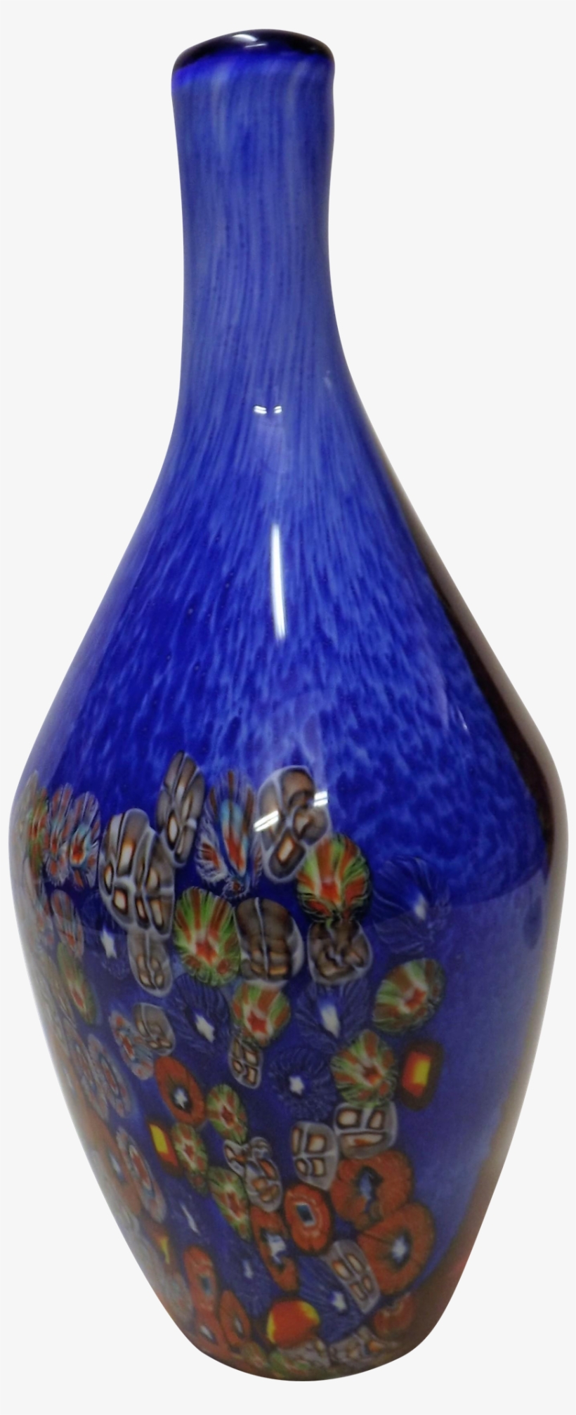 Murano Millefiori Vase - Vase, transparent png #7766969