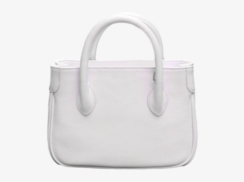 Small White Italian Handbag - Birkin Bag, transparent png #7767101