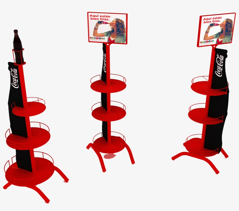 Display Racks For Soft Drinks - Chair, transparent png #7767458