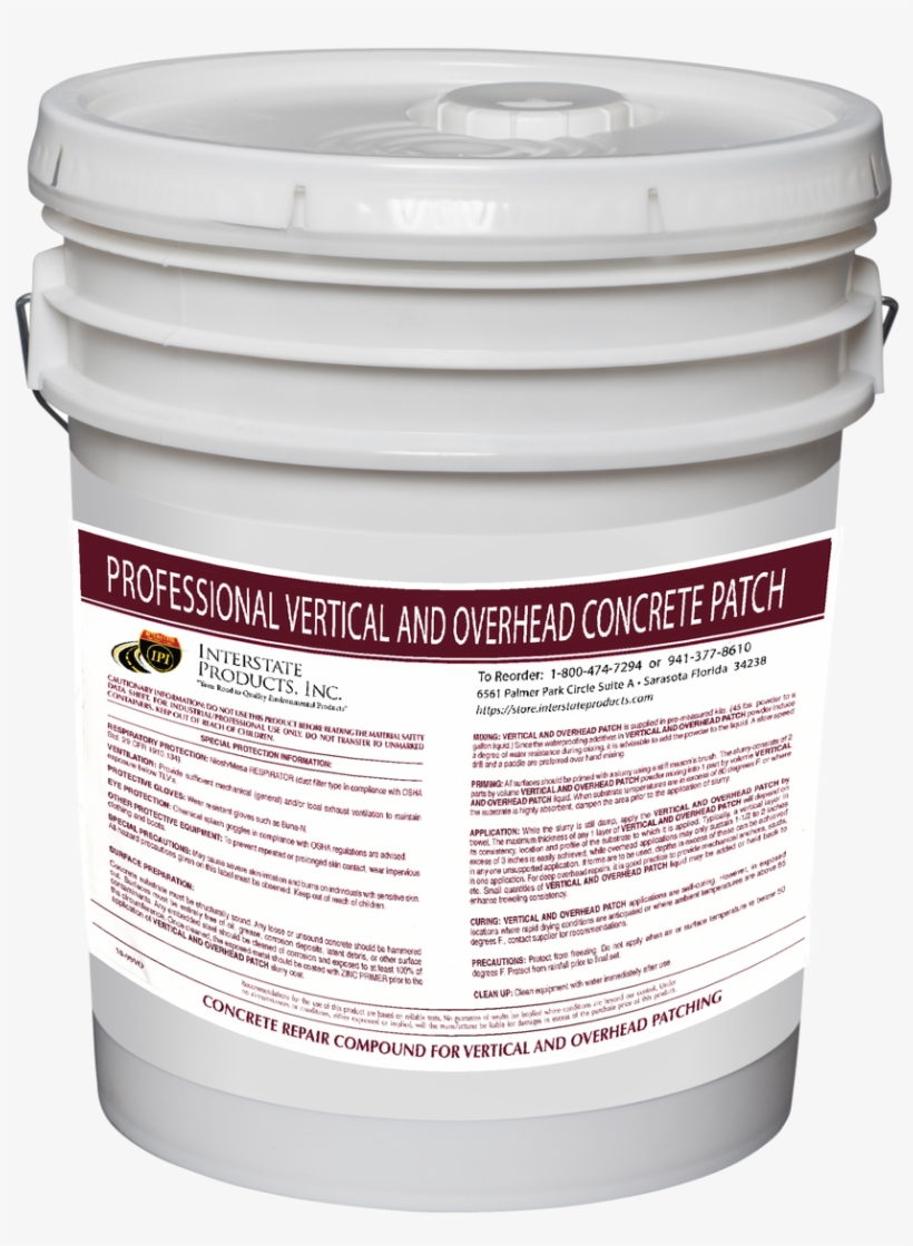 Professional Vertical Overhead Patch - 5 Gallon Pail, transparent png #7768683