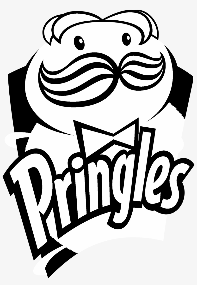 Pringles Original Flavour Logo Black And White - Pringles Logo Png ...