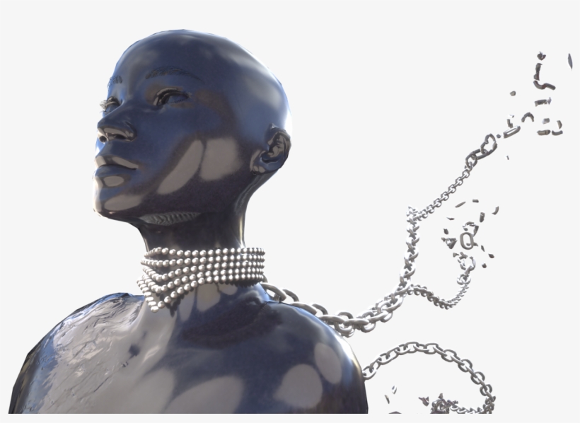 Clip Art Freeuse Chains Connected E V Tips Pearls Collar - Illustration, transparent png #7769071