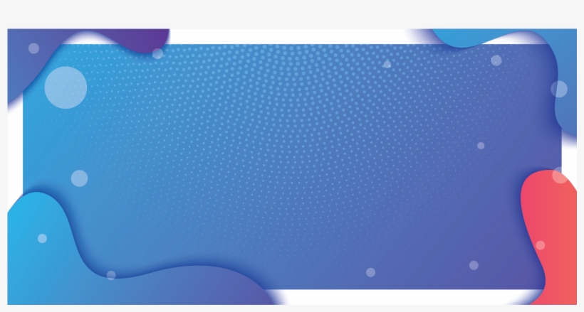 Blue Banner White Dot With Abstract Corner - Mobile Phone Case, transparent png #7769304