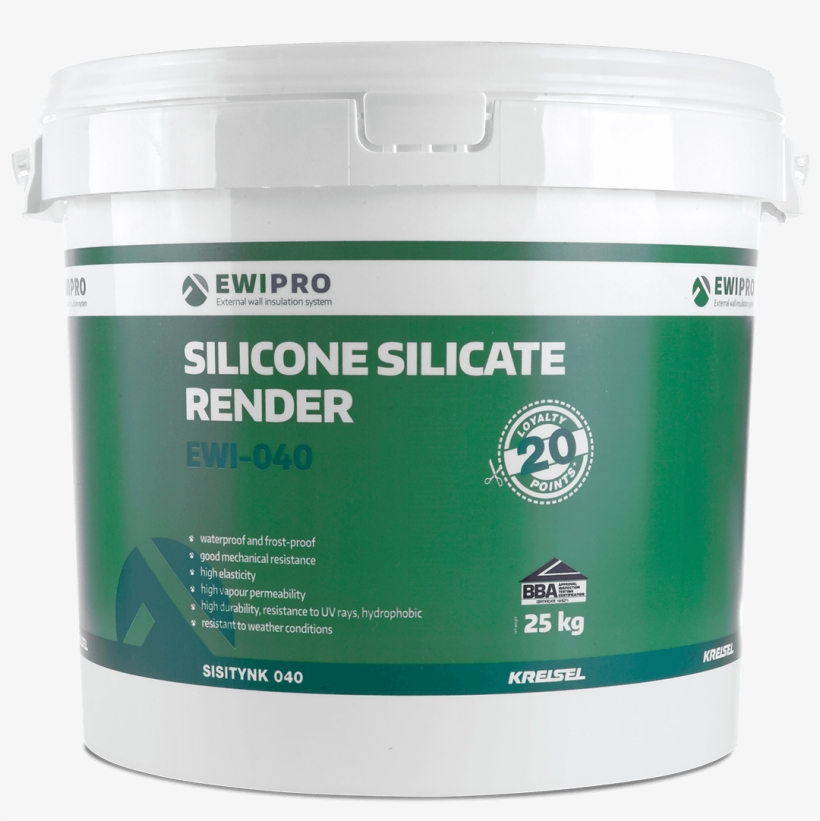 Silicone Silicate Render Ewi-040 - Rat, transparent png #7769705