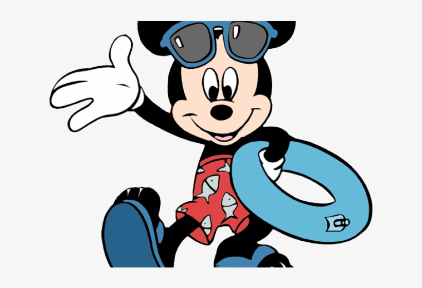 Mickey Mouse Clipart Pool - Mickey Mouse, transparent png #7769975