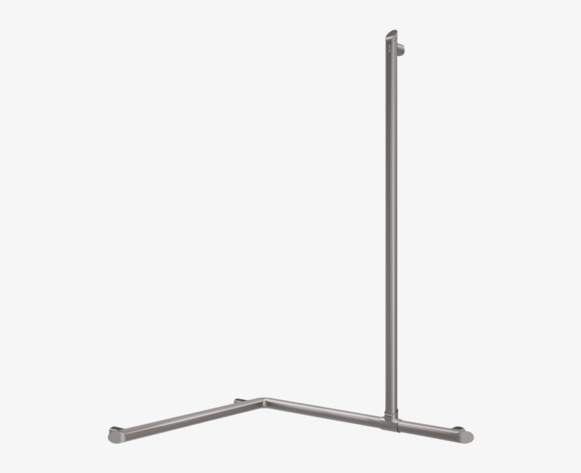 Be-line Corner Grab Bar Ø 35mm With Shower Head Rail - Shower Rods, transparent png #7770233
