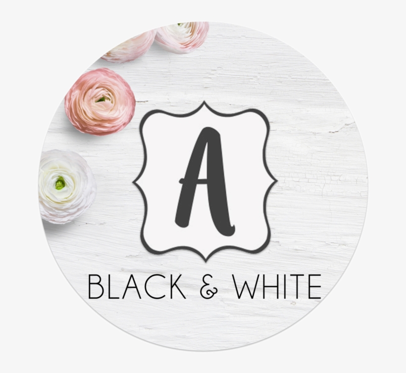 Black And White Banner Letters - Do It Yourself, transparent png #7770465
