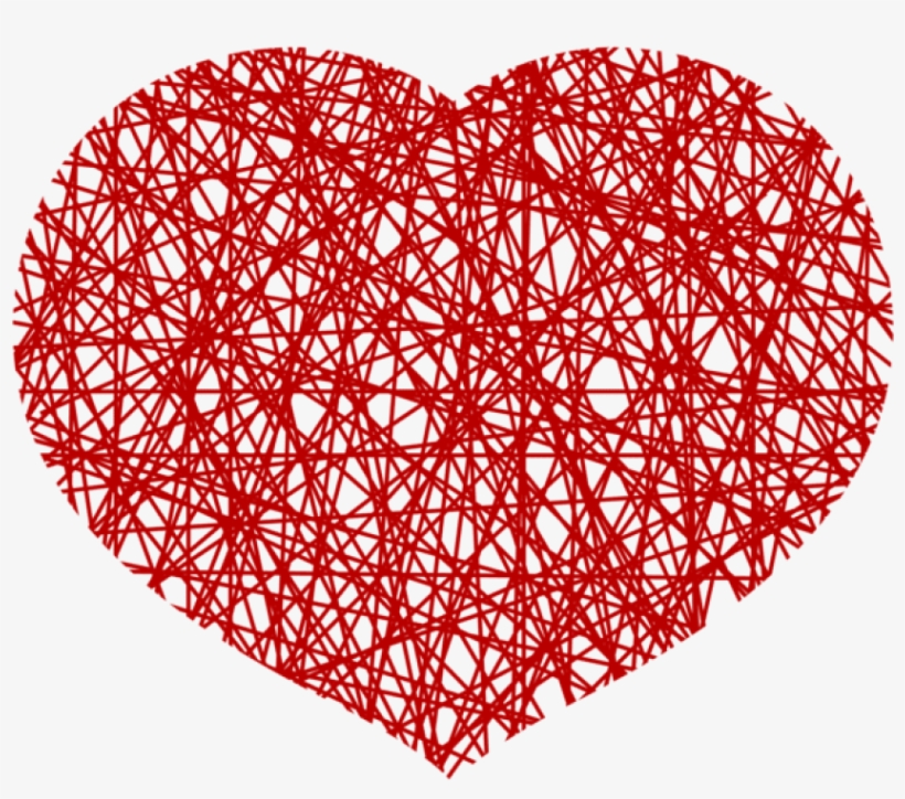 Free Png Decorative Red Heart Png - Circle, transparent png #7770759