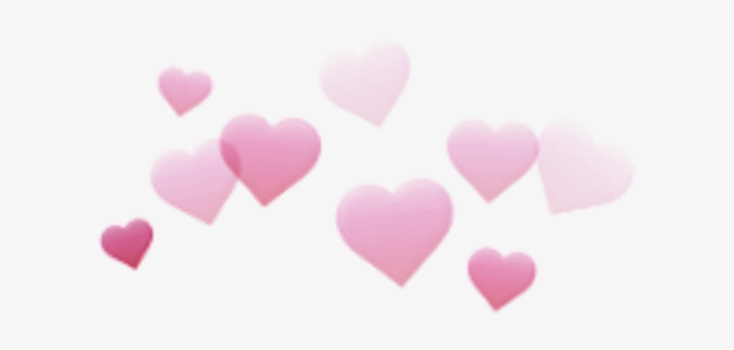 Cgnyb Snapchat Filter Heart Kalp Pink Pembe Rosa Edit - Portable Network Graphics, transparent png #7770977