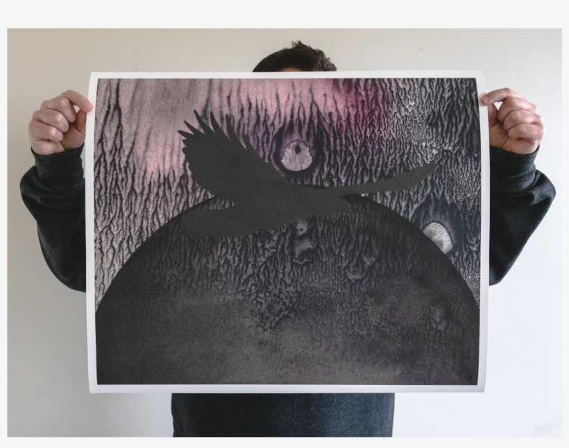 Thomas Hooper "raven Landscape 3" Giclee Print - Eagle, transparent png #7771043