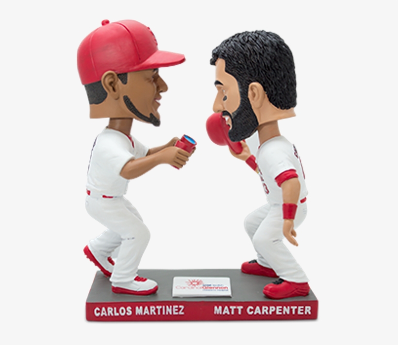 Carlos Martinez Matt Carpenter St Louis Cardinals Dual - Carlos Martinez And Matt Carpenter Double Bobblehead, transparent png #7771346