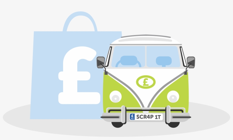 At Scrap Car Network We're Proud To Say We Buy Any - Van, transparent png #7771963